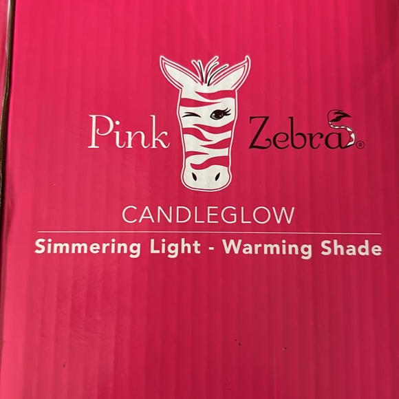 Pink Zebra Love & Hearts Accent Shade Candleglow Elegant Bling lot of 3 shades - Picture 3 of 4